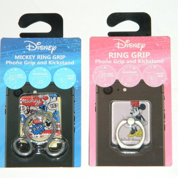 3 for/ $25 Minnie or Mickey Mouse Phone Ring Grip and Kickstand (U-PICK) - Picture 1 of 12